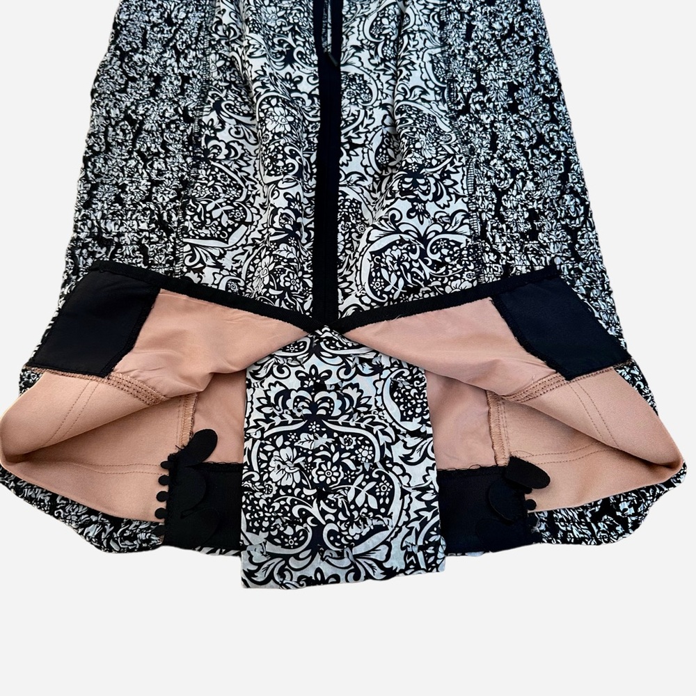 Anthropologie Beguile Pencil laser cut Skirt by Byron Lars  Size 0 NWT - Picture 7 of 14